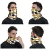 Lenços corações multi orla kiely bandana pescoço gaiter impresso moda retro balaclavas rosto cachecol ciclismo esportes ao ar livre homens mulheres adulto