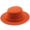 Береты женские летние яркие цвета с широкими полями шерстяные джазовые шляпы-федоры панама кепка трилби трендовая шляпа для игроков оптовая продажа