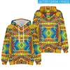 Heren Hoodies Vintage Etnische Tribal 3D Print Oversized Dames/Mannen Hoodie Sweatshirt Streetwear Hip Hop Pullover Capuchon Grappige Kleding