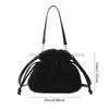 Totes 2023 Damesbagage Luxe Drawstring Handtas Versatiele zachte misttas Winter Bakstylishhandbagsstore