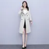 Trench Coats Trench Coats Windbreaker Femmes Mid-longueur British Style Mabe 2023 Spring Aautomn Coorian Temperament and Foreign Vester Trend