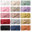 Acessórios de cabelo 1 peça bebê headwrap meninas headband nascido criança aniversário sólido cabos turbante elástico crianças headbands