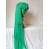 Catsuit Costumes 100 cm de long vert style Shion Cosplay Anime Higurashi No Naku Koro Ni Sonozaki perruques de cheveux synthétiques résistant à la chaleur + bonnet de perruque