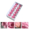 Decorative Flowers 12 Pcs/Box Preserved Flower Bouquet Accessory Rose The Gift Wedding Decoration