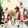 Décorations de Noël 60 cm grandes poupées de père Noël rose pendentifs de Noël joyeux décor d'arbre de Noël pour la maison enfants Naviidad présente Noel cadeaux Natal 231027