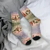 Men's Socks Happy Funny Running Retro Harajuku Galloping Horses Hip Hop Novelty Seamless Crew Crazy Sock Gift Printed