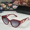 Lunettes de soleil femme moda feminina óculos de sol estilo olho de gato braço com logotipo clássico feminino moda óculos de sol personalizados 6146