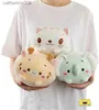 Animais de pelúcia de pelúcia 1 peça 20cm gato branco brinquedo de pelúcia animal de pelúcia doce macio desenho animado boneca travesseiro almofada de presente de aniversário fofo kawaii plushieL231027