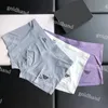 Brevtryckt Mens Underpants Brand Designer Män underkläder Boxare Bekväma casual boxare