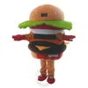 Halloween Super Cute Big Hamburger Mascot Costume Cartoon Anime Theme Character Christmas Carnival Party Fancy Costumes Adult Outfit