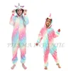 Pigiama Kigurumi Animale Adulto Dinosauro Unicorno Onesies Pigiama Costumi Cosplay Bambini Tuta di flanella Regalo di Natale Pigiama per bambini 231026