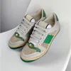 designer Women Screener Sneaker running shoes women Beige and canvas sneaker G Trainers Sports basketbal shoe