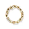 Fashion Designer U-chain Necklace Bracelet Earrings Famous Brand Women's Diamond Pendant Set Girls' Holiday Jewelry