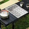 Camp Furniture Adjustable Height IGT Table Outdoor Aluminum Alloy Portable Camping With Gas Stove Teaism Tray Grill Equipment