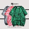 Rainbowtouches Tie Dye T-Shirt hommes 100% coton Tie Dye t-shirts en vrac courant de marée Harajuku Cyber Celebrity T-Shirt unisexe W2202298a