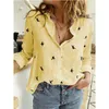 Women's Blouses Elegant Cotton Linen Shirts Women Casual Solid Button Lapel Shirt Office Lady Long Sleeve Loose Tops Tunic Blusas