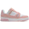 män kvinnor tränare sneaker designer casual skor plattform sneakers trippel svart vit rosa grön marinblå blå orange män kvinnor utomhus sporttränare