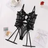 Sexy Set Sexy Lingerie Erotic Mesh Bodysuit Women See Through Halter Lace Lingerie Sex Suit Porn Exotic Costumes Bodys 231027