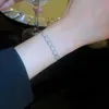 Bracelets de charme Luxueux Sparkling Réglable Zircon Pour Femmes Plaqué Or Haute Qualité Bracelet Bijoux De Mariage Cadeau D'anniversaire 231027