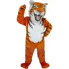 2024 размер взрослых милый тигр талисман костюмы на хэллоуин