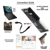 PCI-E 3.0 M.2 MKEY TO OCULINK SFF-8612 SFF-8611 GPD WIN MAX2外部グラフィックカードSSDのホストアダプター