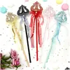 Party Favor Halloween Magic Wand With Sequins Tassel Dress-Up Costume Scepter Role Play Birthday Holiday Children Gift Demon Triangl Dhkfn