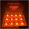 Party Decoration Halloween Luminous Pumpkin Lantern Ghost Festival Decorative Led Electronic Candle Lamp Props Small Night Light Dro Dhapx