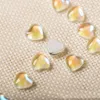 Tırnak Sanat Dekorasyonları 10 PCS Moda Taşları Şeker Renk Taşları DIY Süsler Dekorasyon Kalp Şekleli Takı Manikürü