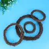 Kwiaty dekoracyjne 10pcs 8 cm wieńce winorośli wieniec gałązka DIY rzemiosło naturalne winorośl świąteczne rattan baza dekoracji girlandy