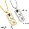 Pendant Necklaces Music DJ Pendants Necklace Golden Hip Hop Chains For Men Alloy Cuban Link Chain Rock Chunky Jewerly