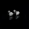 Affordable Price Screw Back Vvs Moissanite Hip Hop S925 Silver 10k 14k Gold Plated Diamond Stud