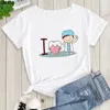 Women's T Shirts Aesthetic Funny Tooth Dentist Printing Female T-shirt 90s Harajuku Kawaii O-neck Tshirt Summer Fashion Clothing Shirt