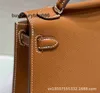 Bolsa feminina de couro pura costurada à mão fio de cera de mel mini bolsa de segunda geração para mulher um ombro crossbod lh