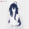 Costumi Catsuit Gioco Honkai: Star Rail Seele 73 cm Blu Nero Viola Capelli del cuoio capelluto resistenti al calore Halloween Cosplay Parrucche anime + Cappellino per parrucca