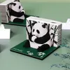 Autres fournitures de fête d'événement Omoshiroi Block Bloc-notes 3D Mini Panda Modèle de papier 217 feuilles Blocs-notes Bloc-notes mignon Bloc-notes Bloc-notes 3D Sticky Note Pad Cadeaux pour enfants 231026