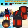 Areas V Neck Autumn Winter Smart Heating Vest Women Outdoor Flexible Thermal Clothing Men S Warm Heated Jacket