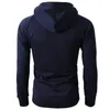 Herrtröjor 2023 Fashion Spring Autumn Long Sleeve Sport Zipper Hoodie Pullover Blouse Topps Soft Jacket Sweatshirt