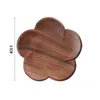 Table Mats Wood Flower Cup Holder Mat Tea Coffee Pad Petal Insulation Kitchen Heat Resistant Drink