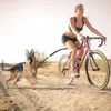 Köpek yakaları 1 bisiklet sürme tasma tasma aşınmaya dayanıklı geri çekilebilir bisiklet yürüyüş