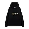 Projektant Mężczyzn z kapturem z kapturem z kapturem Essential Clothing Pullover Blushirts 1977 Man Lose Long Rleeve Hooded Jumper Essent Hoodie Luksusowa bawełna z kapturem LE Z8xi#