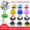 Jump Ropes Smart Automatic Electric Rope Skipping Machine Intelligent Remote Control Digital Counting Multiperson Fitness 231027