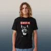 Magliette da uomo Drop Cotton Funny Smirk Dog Print Camicia da uomo Maglietta allentata casual T-shirt Bctee