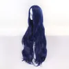 Catsuit Costumes Danganronpa V3: Dödande Harmony Shirogane Tsumugi Blue Long 100cm Cosplay Wigs Heat Resistant Synthetic Hair Party + Wig Cap Cap