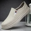 Kleid Schuhe Frühling Herren Loafer Hohe Qualität Flache Sohle Echtes Leder Outdoor Oxford Komfortable Massage Sohlen Casual 231026