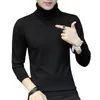 Pulls pour hommes Hommes Turtleneck Pull élégant Slim Fit Coupe-vent Hiver Chaud Un incontournable pour l'automne Couleur unie