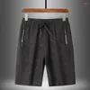 Men's Shorts Summer Men Quick Dry Geometry Camouflage Letter Plus Size 8XL 9XL 10XL Zipper Sports Oversize Loose Thin 70