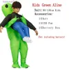 Animekostuums ET Alien iatable suit Alien Monster Iatable Come Scary Green Alien Cosplay Kom voor volwassen Feest Festival Podium L231027