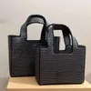 Designer Bag Paulass 1Biza Loewees Stor storlek Tote 2023 Ny tote halmväv med hög kapacitet Lafit gräs shoppingväska semester strand tote kvinnor 31 cm