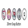 Metals NSB2250 Snap Buttons Jewelry 18mm Fashion DIY Charms Crystal Snaps Antique Metal312J