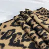 Leopard Scarves Print Winter Scarf for Women Classic Thickened Imitation Cashmere Fringe Shawl Stylish Versatile Warm Blanket 231027